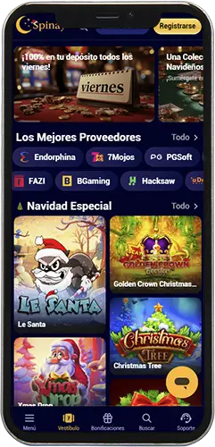 Descargar la aplicación de Spinay Casino - instrucciones